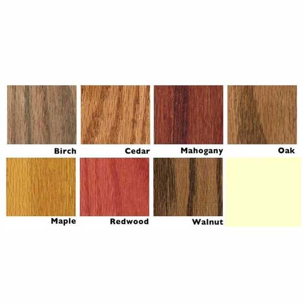 Mahogany Wood Stain Color Chart