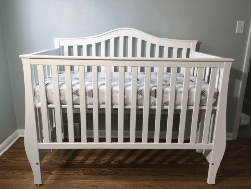 A nontoxic baby crib created by our skilled customer Mark Garster. Primed with Ecolacq Sandable Primer and sprayed with Ecolacq! Nice work, Mark!