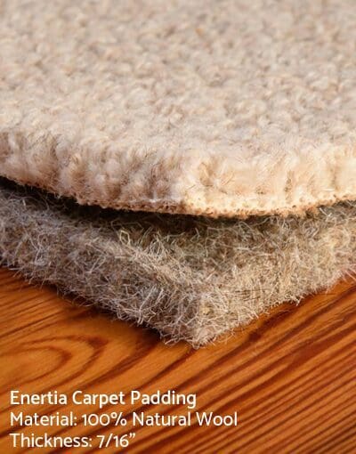 Natural Wool Carpet Pad The Green